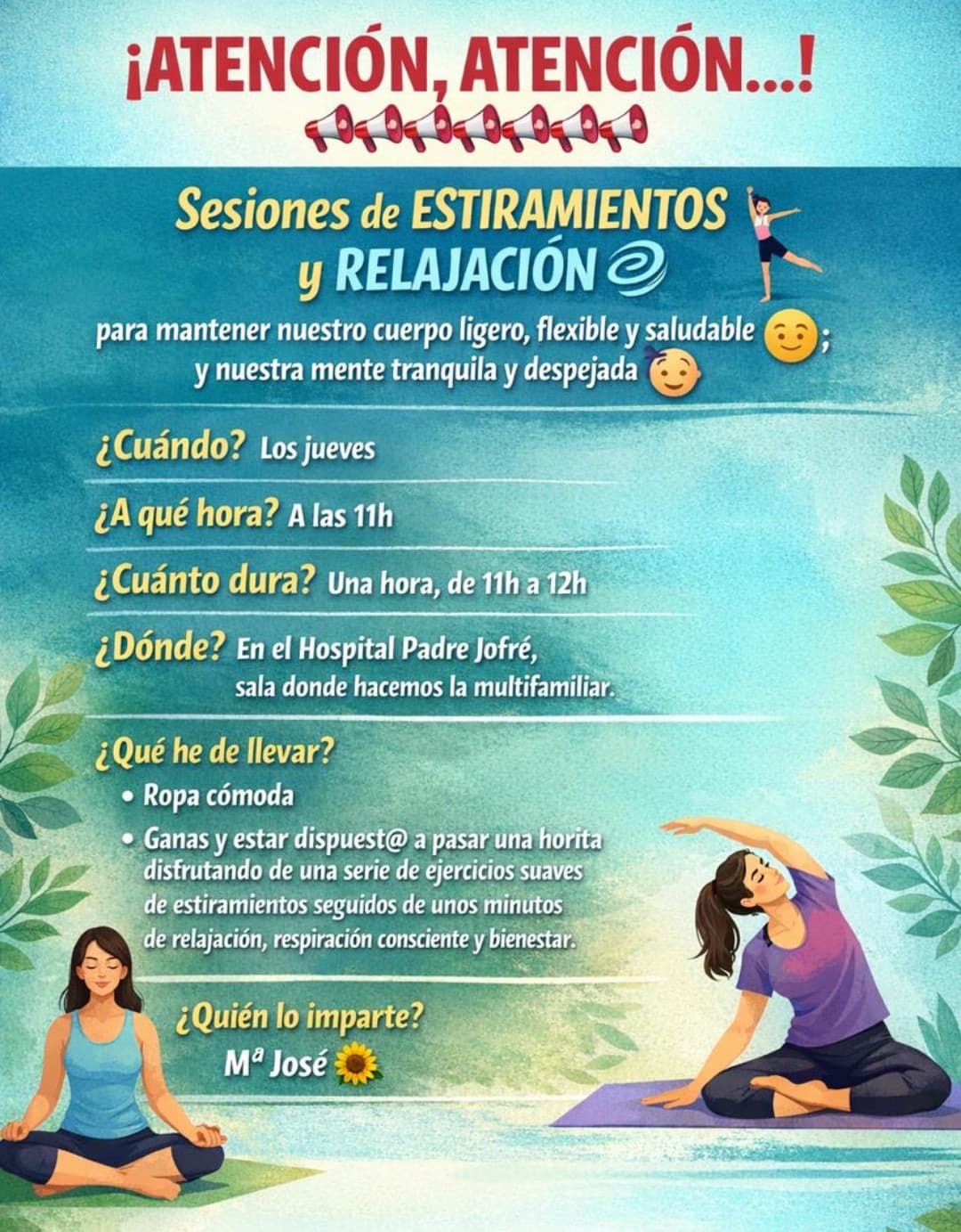 Estiramientos y relajación 