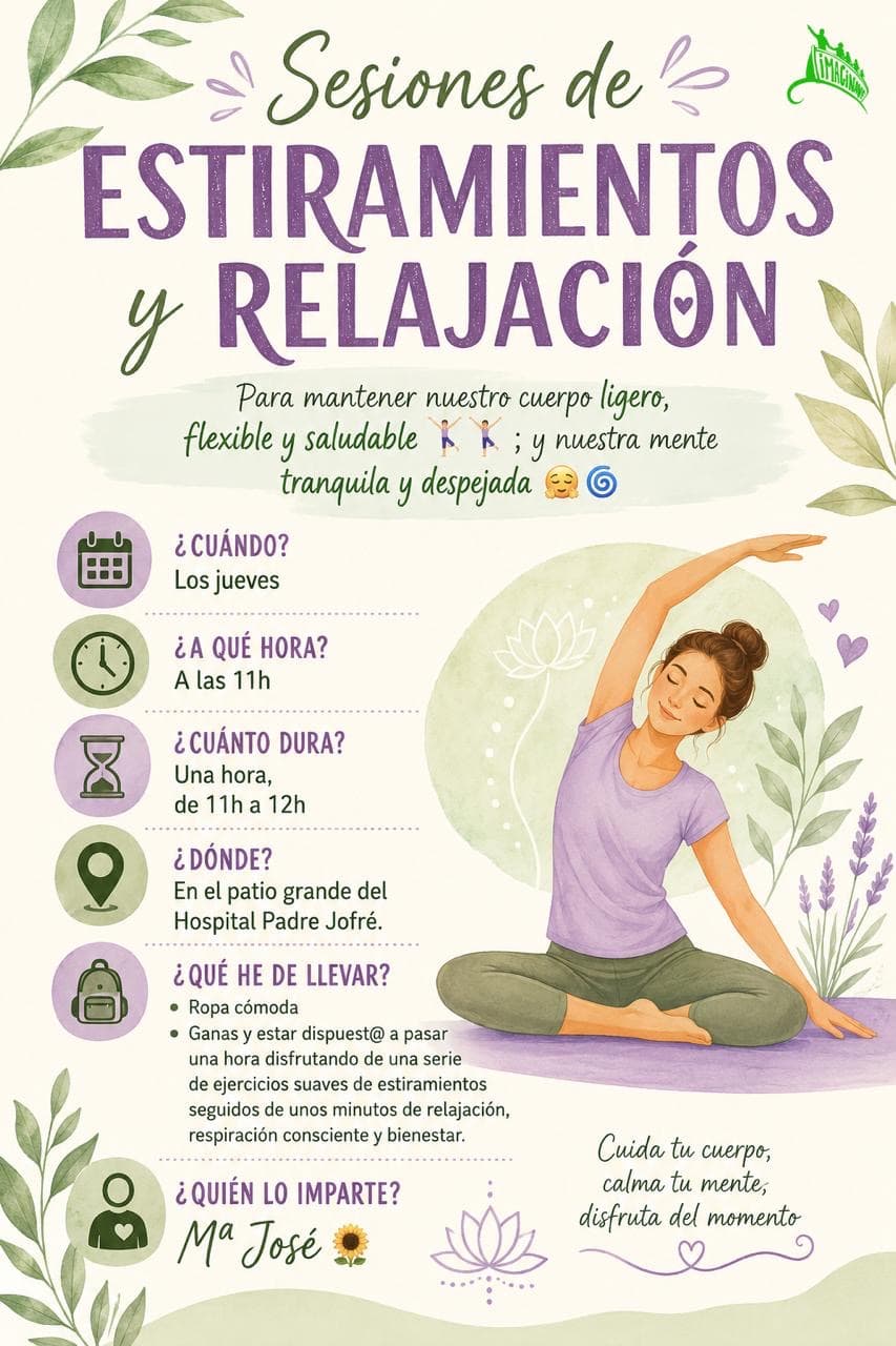 Sesiones de Estiramientos y Relajación 