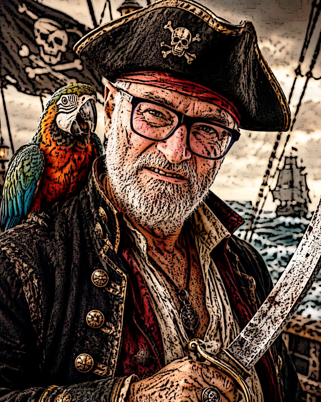 Autorretrato de Toni Camarena